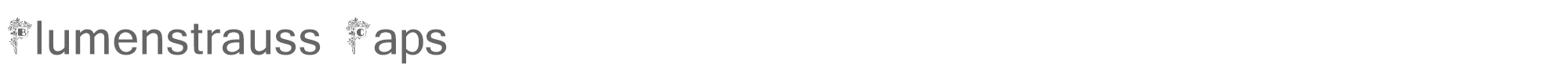 Blumenstrauss Caps Blumenstrauss Caps.ttf font preview